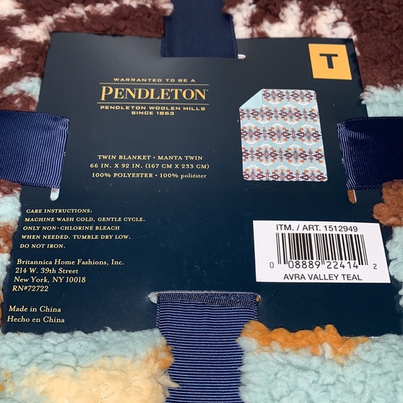 Pendleton Sherpa Fleece Cozy Twin Blanket - Picture 13 of 16
